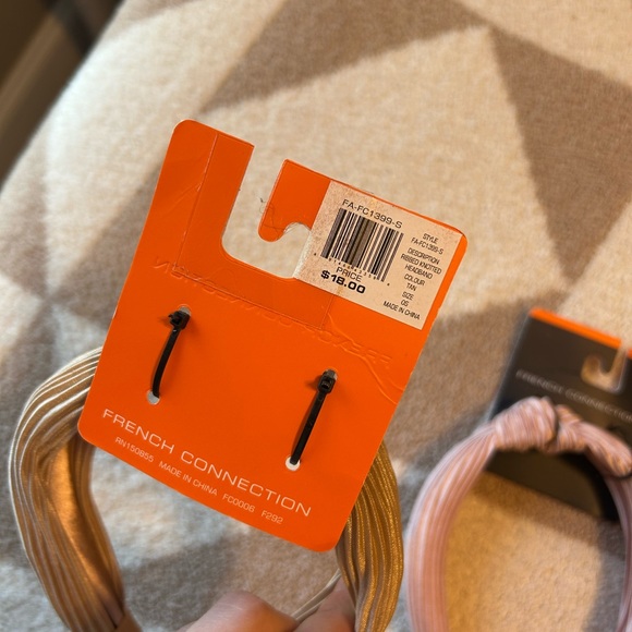 Bundle of two French Connection Tan and Pink Headband - Picture 3 of 3
